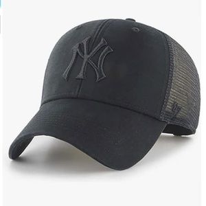 '47 NewYork Yankees Flagship MVP Adjustable Black Baseball Hat Unisex NWT